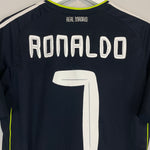 Shop 2010/11 REAL MADRID RONALDO #7 AWAY SHIRT (M) ADIDAS, classic football shirts, vintage football shirts & retro soccer jerseys at Cult Kits