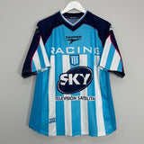 Shop 2001/02 RACING CLUB #9 HOME SHIRT (XL) TOPPER, classic football shirts, vintage football shirts & retro soccer jerseys at Cult Kits