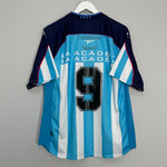 Shop 2001/02 RACING CLUB #9 HOME SHIRT (XL) TOPPER, classic football shirts, vintage football shirts & retro soccer jerseys at Cult Kits
