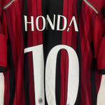 Shop 2014/15 AC MILAN HONDA #10 HOME SHIRT (L) ADIDAS, classic football shirts, vintage football shirts & retro soccer jerseys at Cult Kits