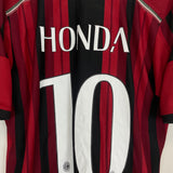 Shop 2014/15 AC MILAN HONDA #10 HOME SHIRT (L) ADIDAS, classic football shirts, vintage football shirts & retro soccer jerseys at Cult Kits