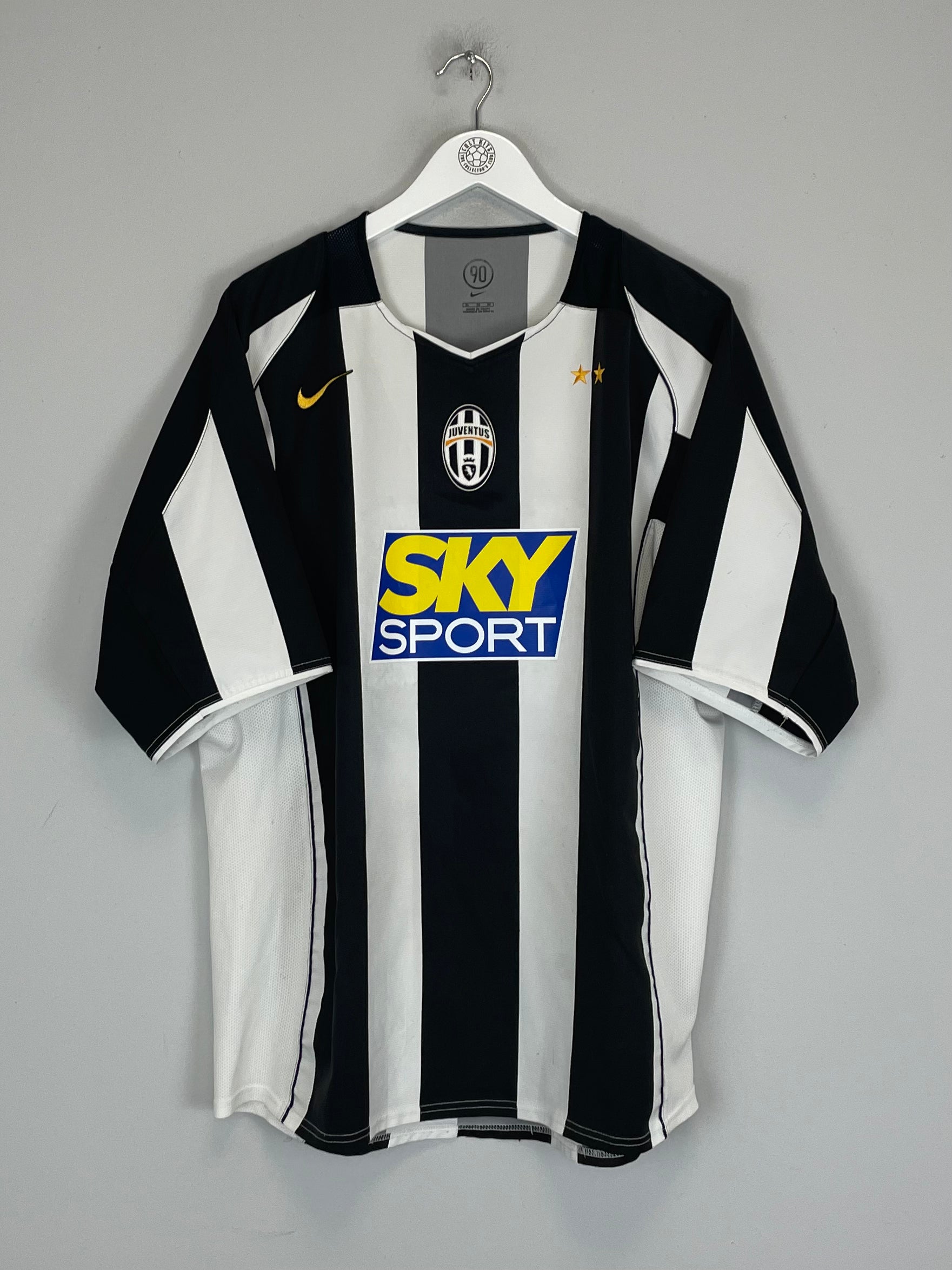 Shop 2004/05 JUVENTUS IBRAHIMOVIC #9 HOME SHIRT (XL) NIKE, classic football shirts, vintage football shirts & retro soccer jerseys at Cult Kits