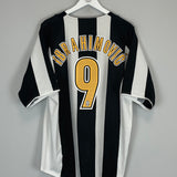 Shop 2004/05 JUVENTUS IBRAHIMOVIC #9 HOME SHIRT (XL) NIKE, classic football shirts, vintage football shirts & retro soccer jerseys at Cult Kits