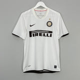 2008/09 INTER MILAN ZANETTI #4 AWAY SHIRT (M) NIKE