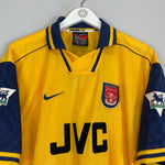 Shop 1996/97 ARSENAL WRIGHT #8 AWAY SHIRT (XL) NIKE, classic football shirts, vintage football shirts & retro soccer jerseys at Cult Kits