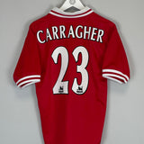 Shop 1996/98 LIVERPOOL CARRAGHER #23 HOME SHIRT (S) REEBOK, classic football shirts, vintage football shirts & retro soccer jerseys at Cult Kits