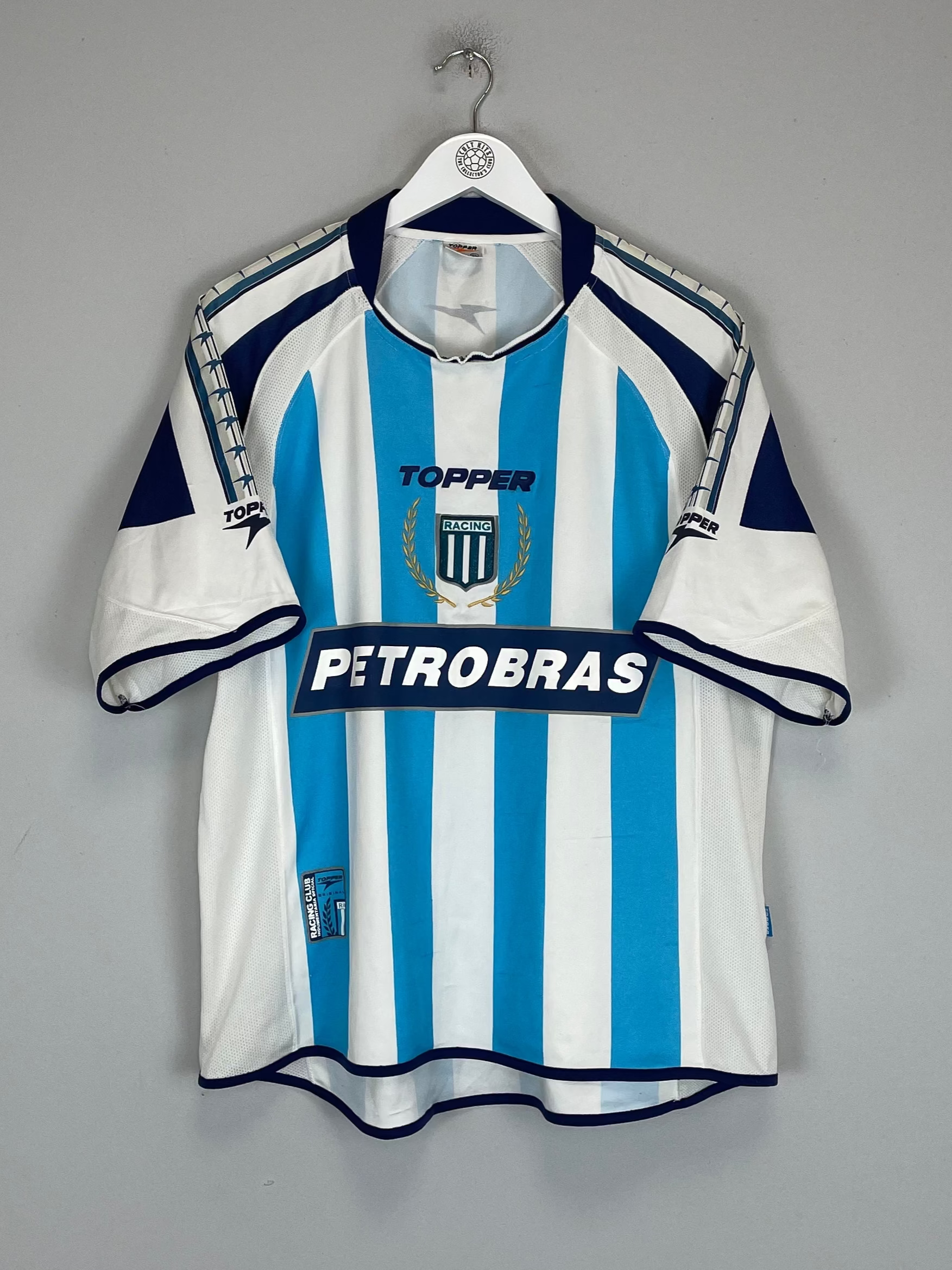 Shop 2002 RACING CLUB HOME SHIRT (XL) TOPPER, classic football shirts, vintage football shirts & retro soccer jerseys at Cult Kits