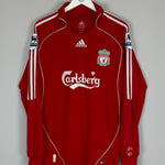 Shop 2006/08 LIVERPOOL GERRARD #8 L/S HOME SHIRT (L) ADIDAS, classic football shirts, vintage football shirts & retro soccer jerseys at Cult Kits