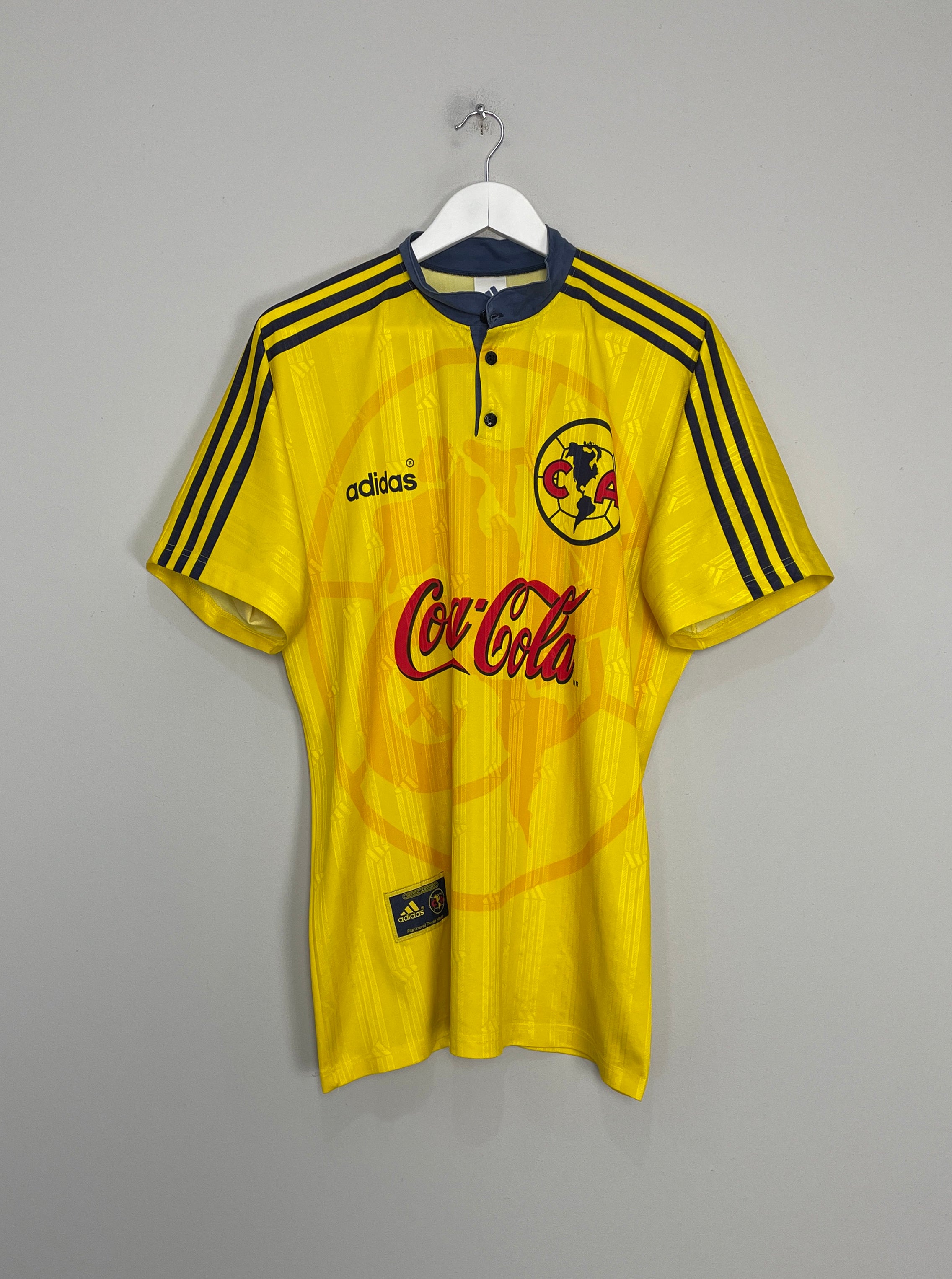Shop 1996/99 CLUB AMERICA HOME SHIRT (L) ADIDAS, classic football shirts, vintage football shirts & retro soccer jerseys at Cult Kits