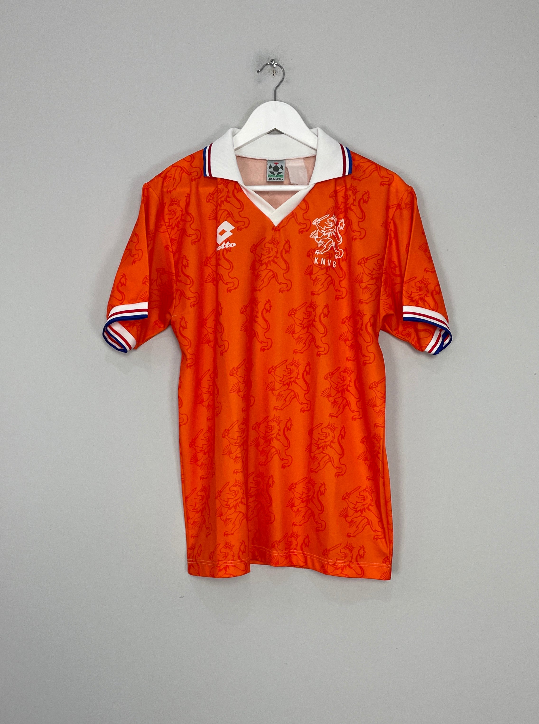Shop 1994 NETHERLANDS HOME SHIRT (M) LOTTO, classic football shirts, vintage football shirts & retro soccer jerseys at Cult Kits