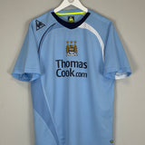 Shop 2008/09 MANCHESTER CITY KOMPANY #33 HOME SHIRT (L) LE COQ, classic football shirts, vintage football shirts & retro soccer jerseys at Cult Kits