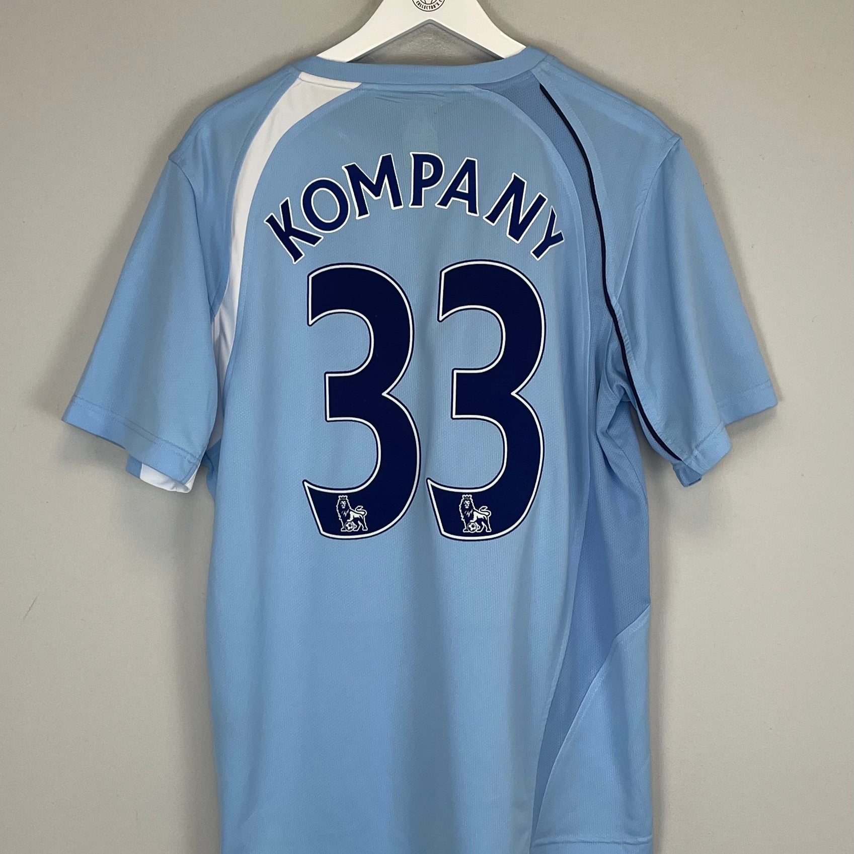 2008/09 MANCHESTER CITY KOMPANY #33 HOME SHIRT (L) LE COQ – Cult Kits