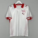 Shop 2008/10 SWITZERLAND AWAY SHIRT (M) PUMA, classic football shirts, vintage football shirts & retro soccer jerseys at Cult Kits