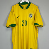 2006/07 BRAZIL RONALDINHO #10 HOME SHIRT (XL) NIKE