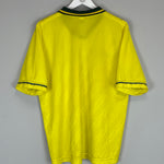Shop 1994/97 BRAZIL HOME SHIRT (L) UMBRO, classic football shirts, vintage football shirts & retro soccer jerseys at Cult Kits