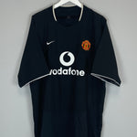 Shop 2003/05 MANCHESTER UNITED KEANE #16 AWAY SHIRT (XXL) NIKE, classic football shirts, vintage football shirts & retro soccer jerseys at Cult Kits