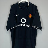 Shop 2003/05 MANCHESTER UNITED KEANE #16 AWAY SHIRT (XXL) NIKE, classic football shirts, vintage football shirts & retro soccer jerseys at Cult Kits