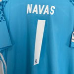 Shop 2016/17 REAL MADRID NAVAS #1 GK SHIRT (XL) ADIDAS, classic football shirts, vintage football shirts & retro soccer jerseys at Cult Kits