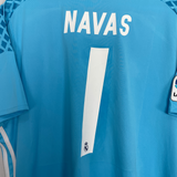 Shop 2016/17 REAL MADRID NAVAS #1 GK SHIRT (XL) ADIDAS, classic football shirts, vintage football shirts & retro soccer jerseys at Cult Kits