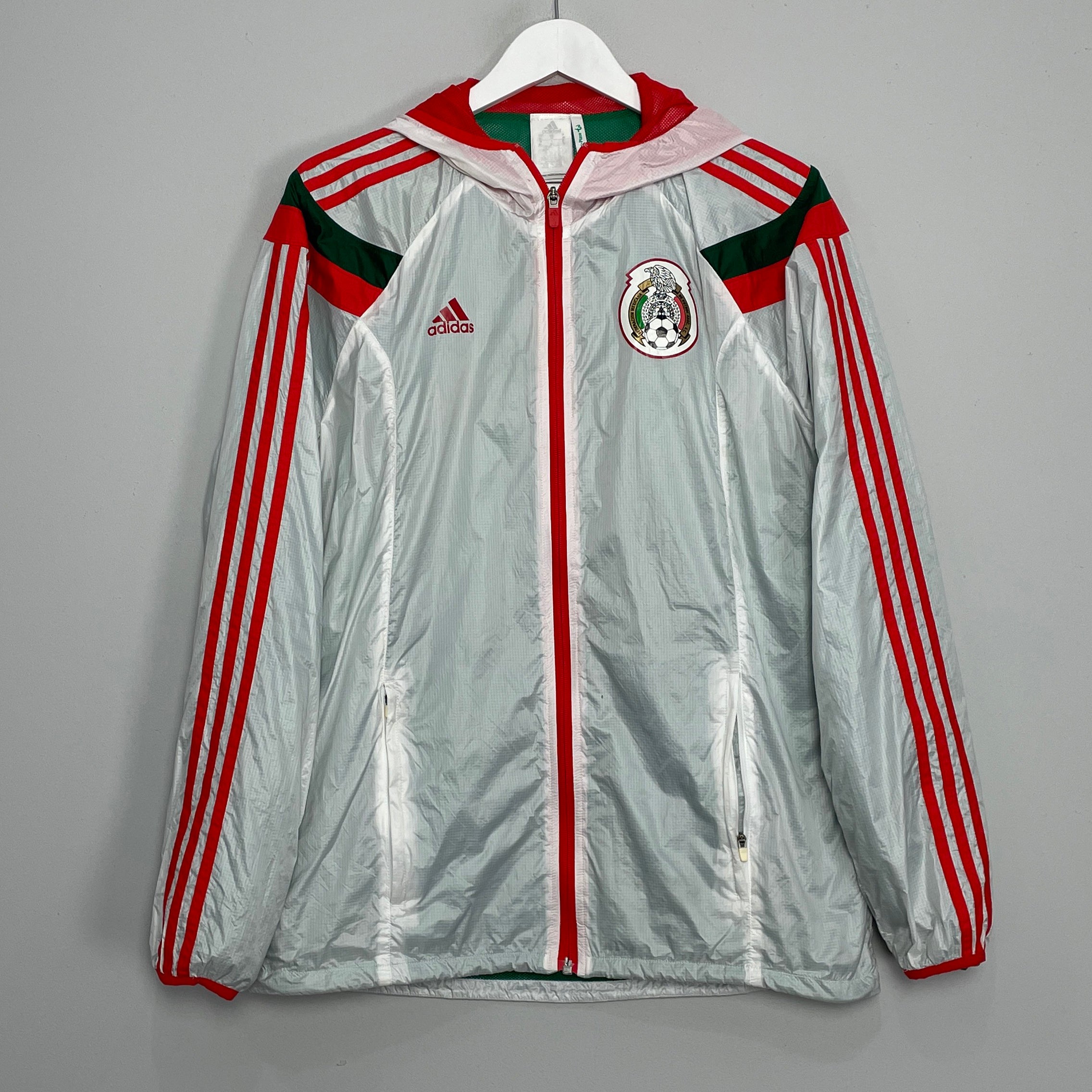 Shop 2014/15 MEXICO WINDBREAKER (M) ADIDAS, classic football shirts, vintage football shirts & retro soccer jerseys at Cult Kits