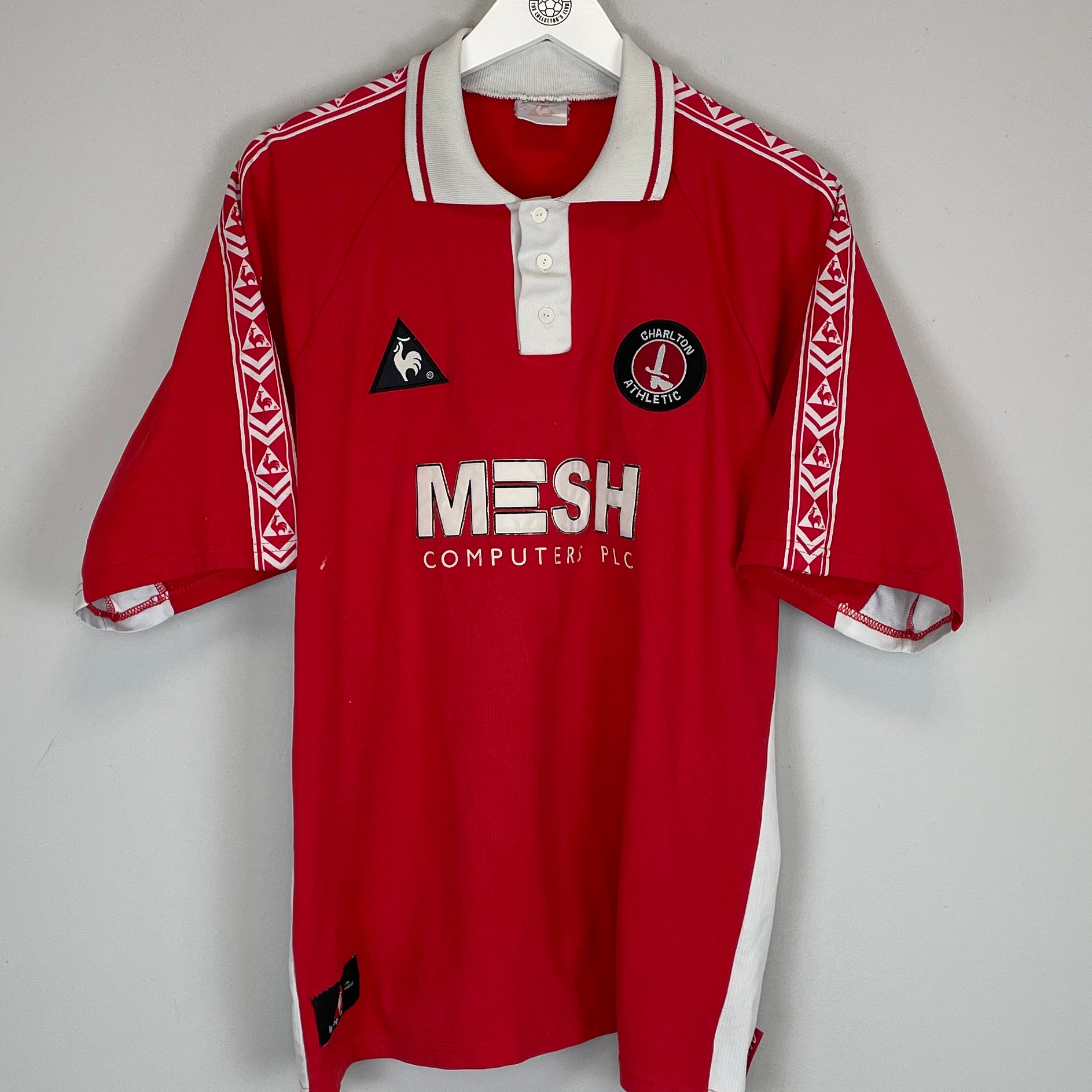 Shop 1998/00 CHARLTON HOME SHIRT (M) LE COQ, classic football shirts, vintage football shirts & retro soccer jerseys at Cult Kits