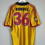 Shop 2000/01 STUTTGART DUNDEE #36 AWAY SHIRT (XL) ADIDAS, classic football shirts, vintage football shirts & retro soccer jerseys at Cult Kits