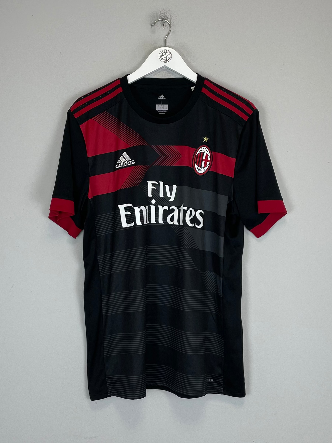 Shop 2017/18 AC MILAN THIRD SHIRT (L) ADIDAS, classic football shirts, vintage football shirts & retro soccer jerseys at Cult Kits