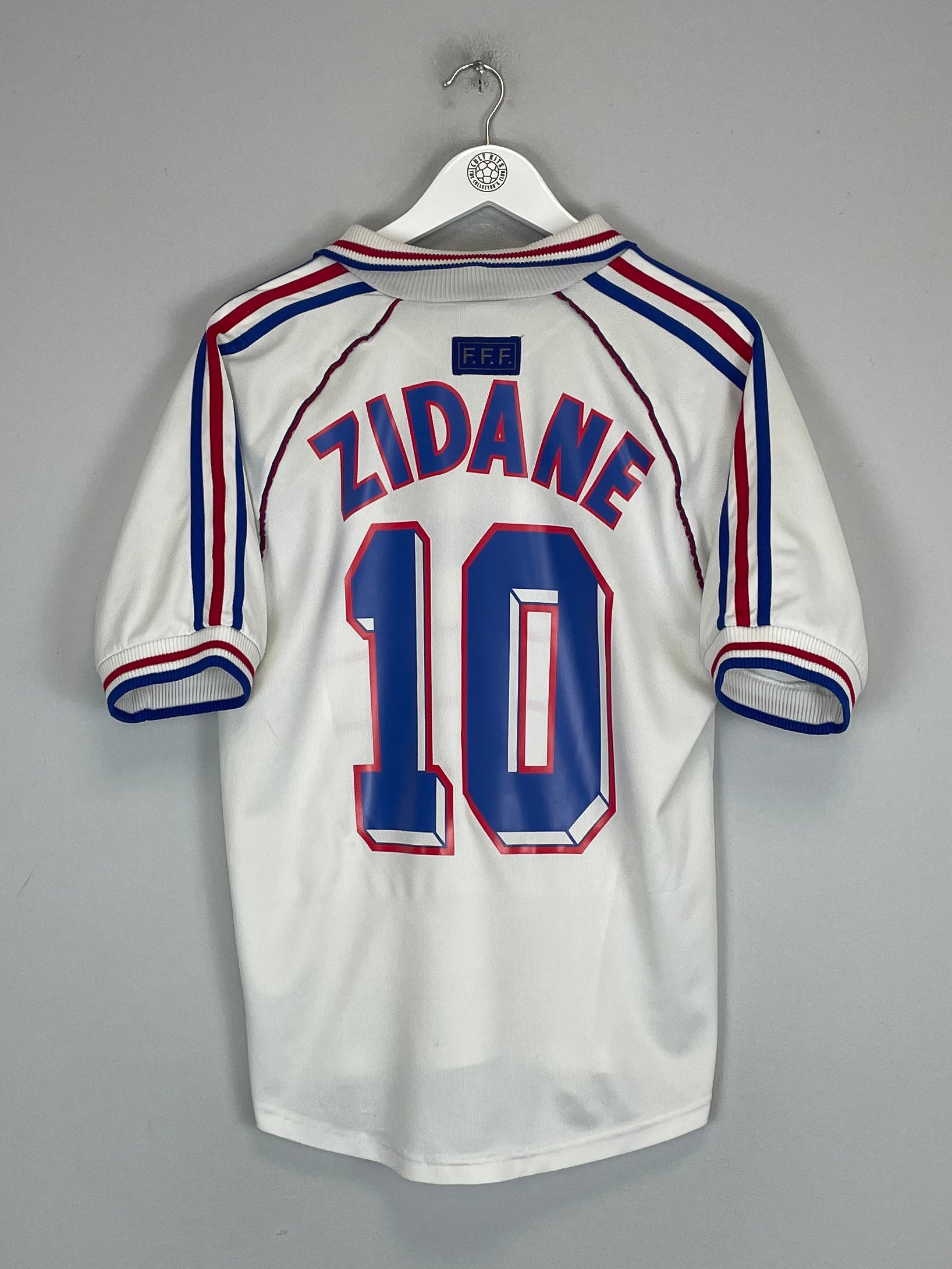 Shop 1998/00 FRANCE ZIDANE #10 AWAY SHIRT (M) ADIDAS, classic football shirts, vintage football shirts & retro soccer jerseys at Cult Kits