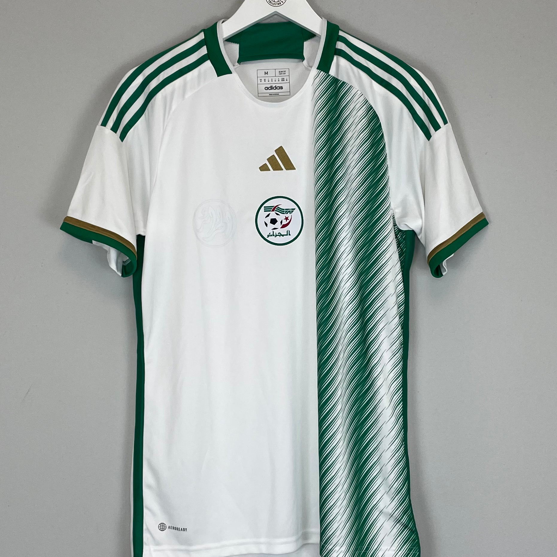 Shop 2022/23 ALGERIA HOME SHIRT (M) ADIDAS, classic football shirts, vintage football shirts & retro soccer jerseys at Cult Kits