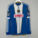 Shop 2014/15 PHILADELPHIA UNION *PLAYER ISSUE* L/S HOME SHIRT (M) ADIDAS, classic football shirts, vintage football shirts & retro soccer jerseys at Cult Kits