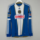 Shop 2014/15 PHILADELPHIA UNION *PLAYER ISSUE* L/S HOME SHIRT (M) ADIDAS, classic football shirts, vintage football shirts & retro soccer jerseys at Cult Kits