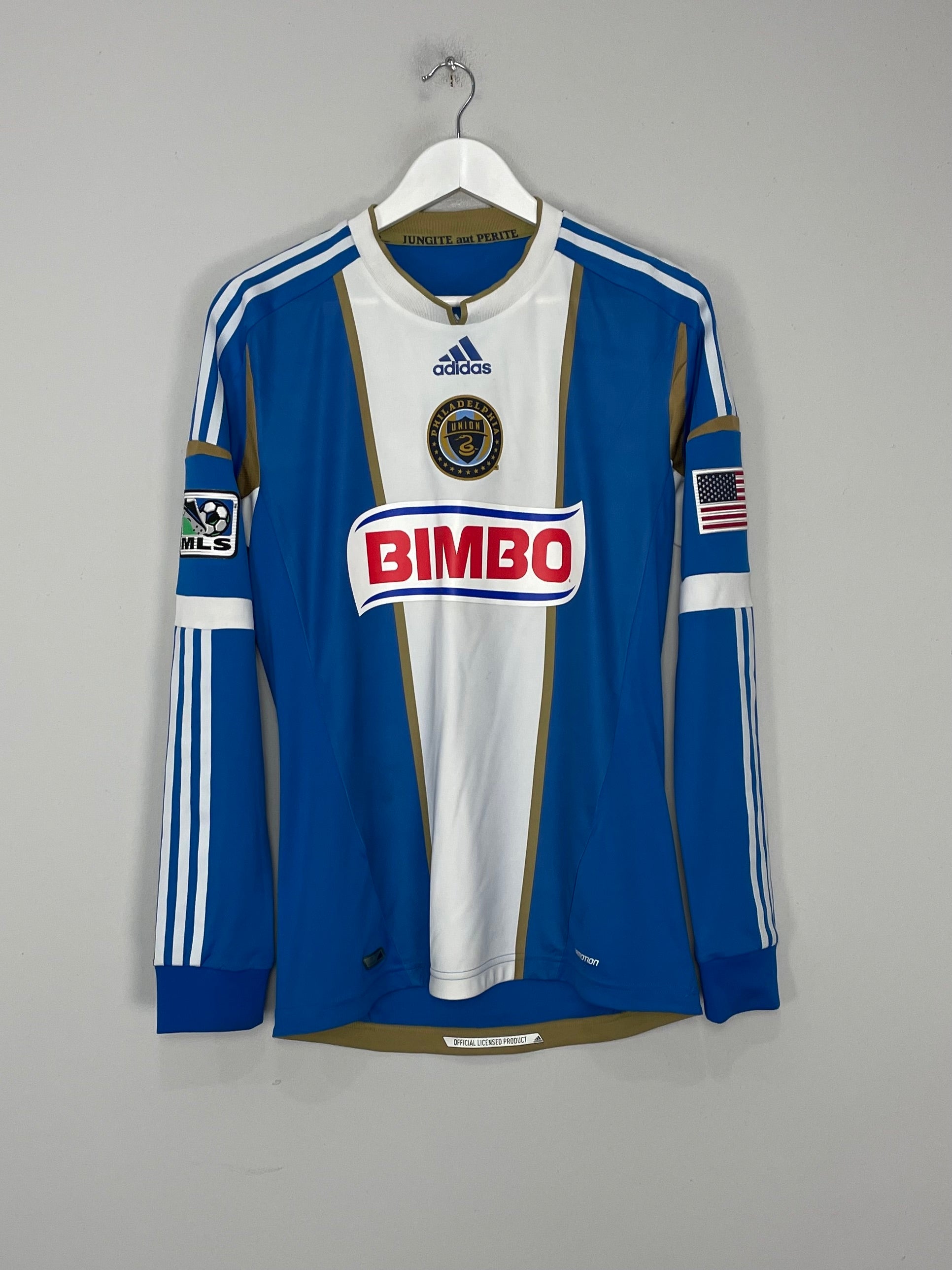 Shop 2014/15 PHILADELPHIA UNION *PLAYER ISSUE* L/S HOME SHIRT (M) ADIDAS, classic football shirts, vintage football shirts & retro soccer jerseys at Cult Kits