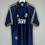 Shop 1998/00 REAL MADRID GUTI #14 THIRD SHIRT (M) ADIDAS, classic football shirts, vintage football shirts & retro soccer jerseys at Cult Kits