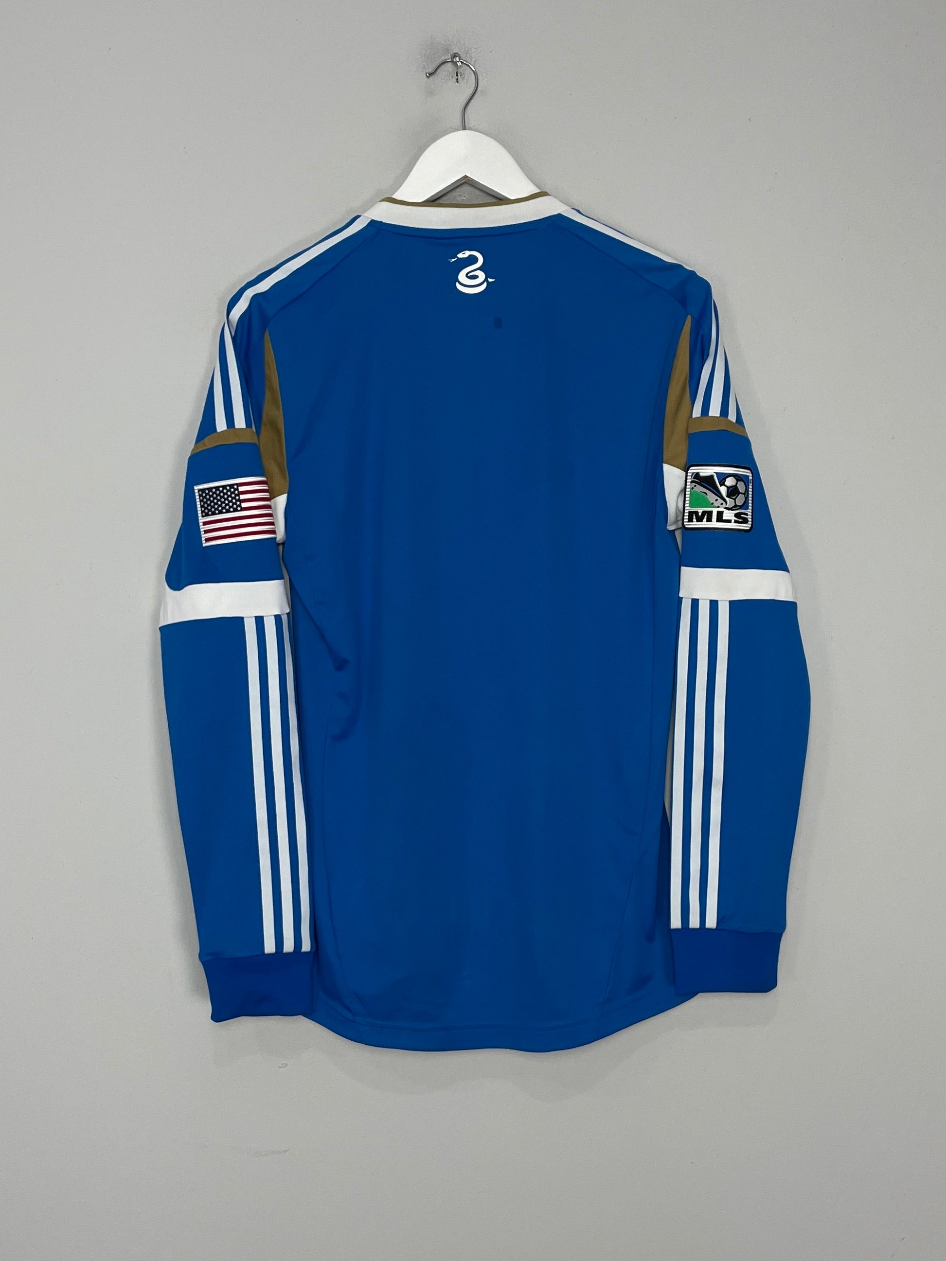 Shop 2014/15 PHILADELPHIA UNION *PLAYER ISSUE* L/S HOME SHIRT (M) ADIDAS, classic football shirts, vintage football shirts & retro soccer jerseys at Cult Kits