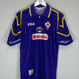 Shop 1997/98 FIORENTINA HOME SHIRT (M) FILA, classic football shirts, vintage football shirts & retro soccer jerseys at Cult Kits