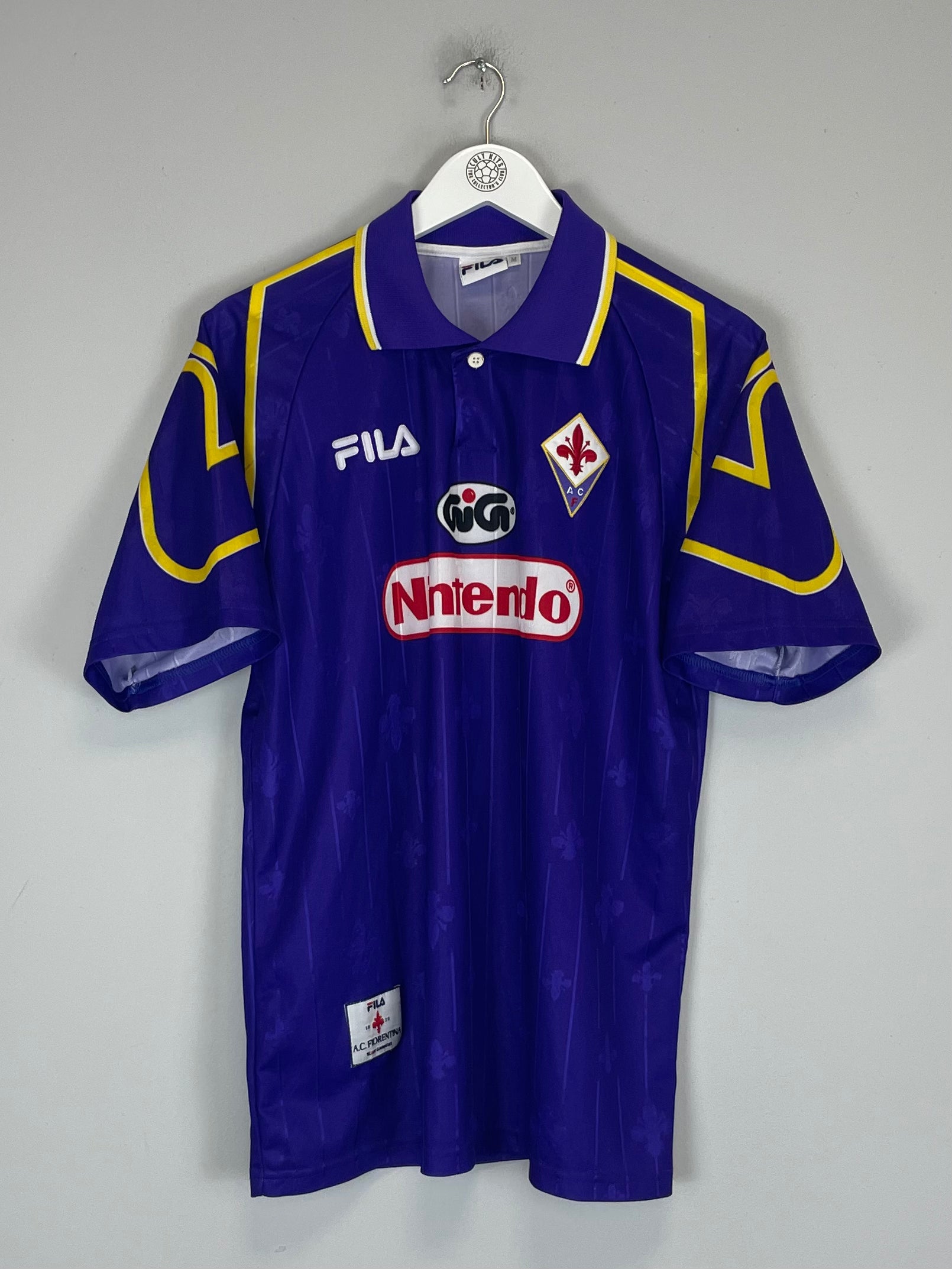 Shop 1997/98 FIORENTINA HOME SHIRT (M) FILA, classic football shirts, vintage football shirts & retro soccer jerseys at Cult Kits