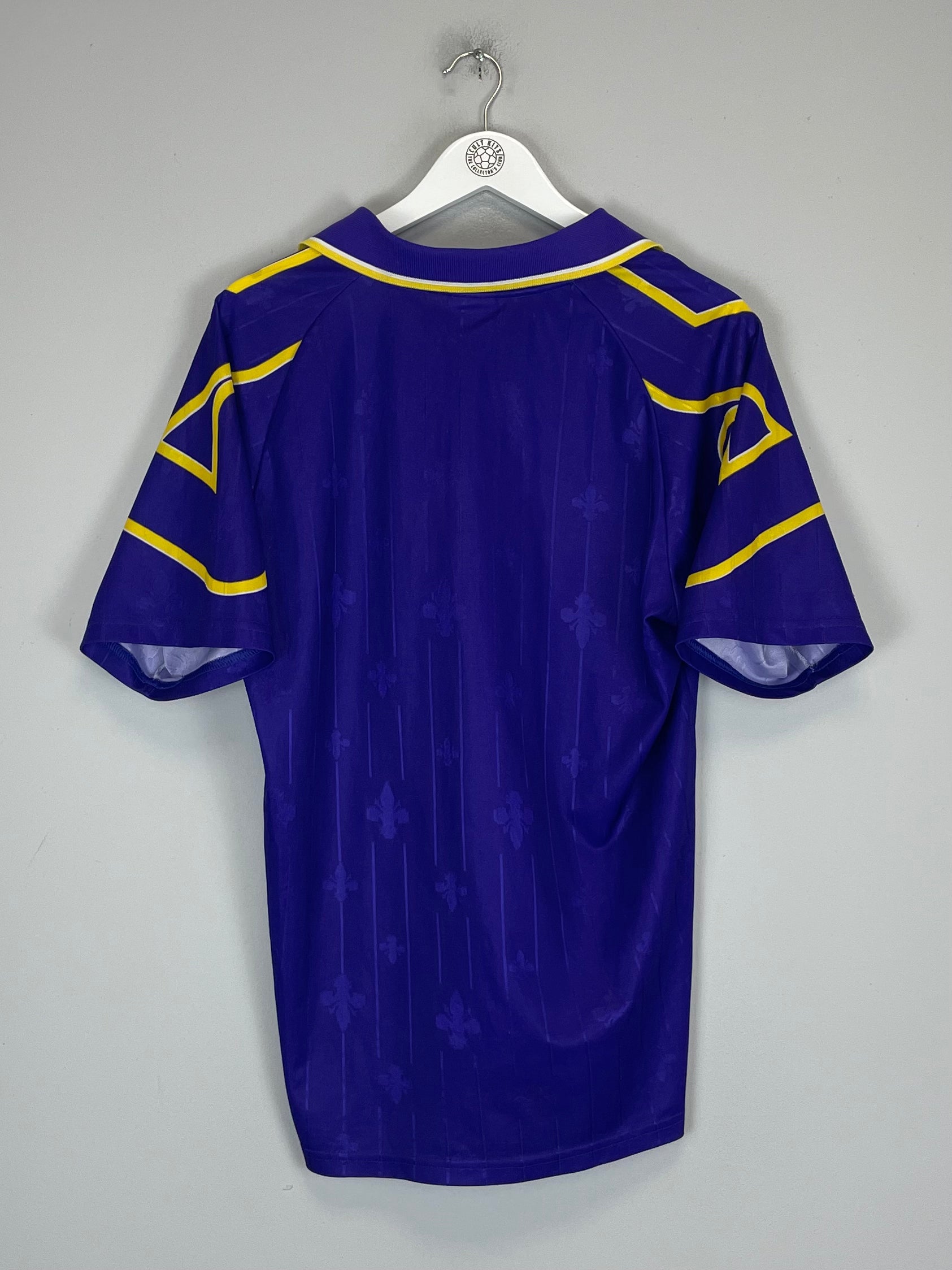 Shop 1997/98 FIORENTINA HOME SHIRT (M) FILA, classic football shirts, vintage football shirts & retro soccer jerseys at Cult Kits
