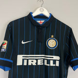 Shop 2014/15 INTER MILAN D'AMBROSIO #33 *AUTHENTIC* HOME SHIRT (L) NIKE, classic football shirts, vintage football shirts & retro soccer jerseys at Cult Kits