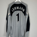 Shop 2004/05 ARSENAL LEHMANN #1 GK SHIRT (XXL) NIKE, classic football shirts, vintage football shirts & retro soccer jerseys at Cult Kits