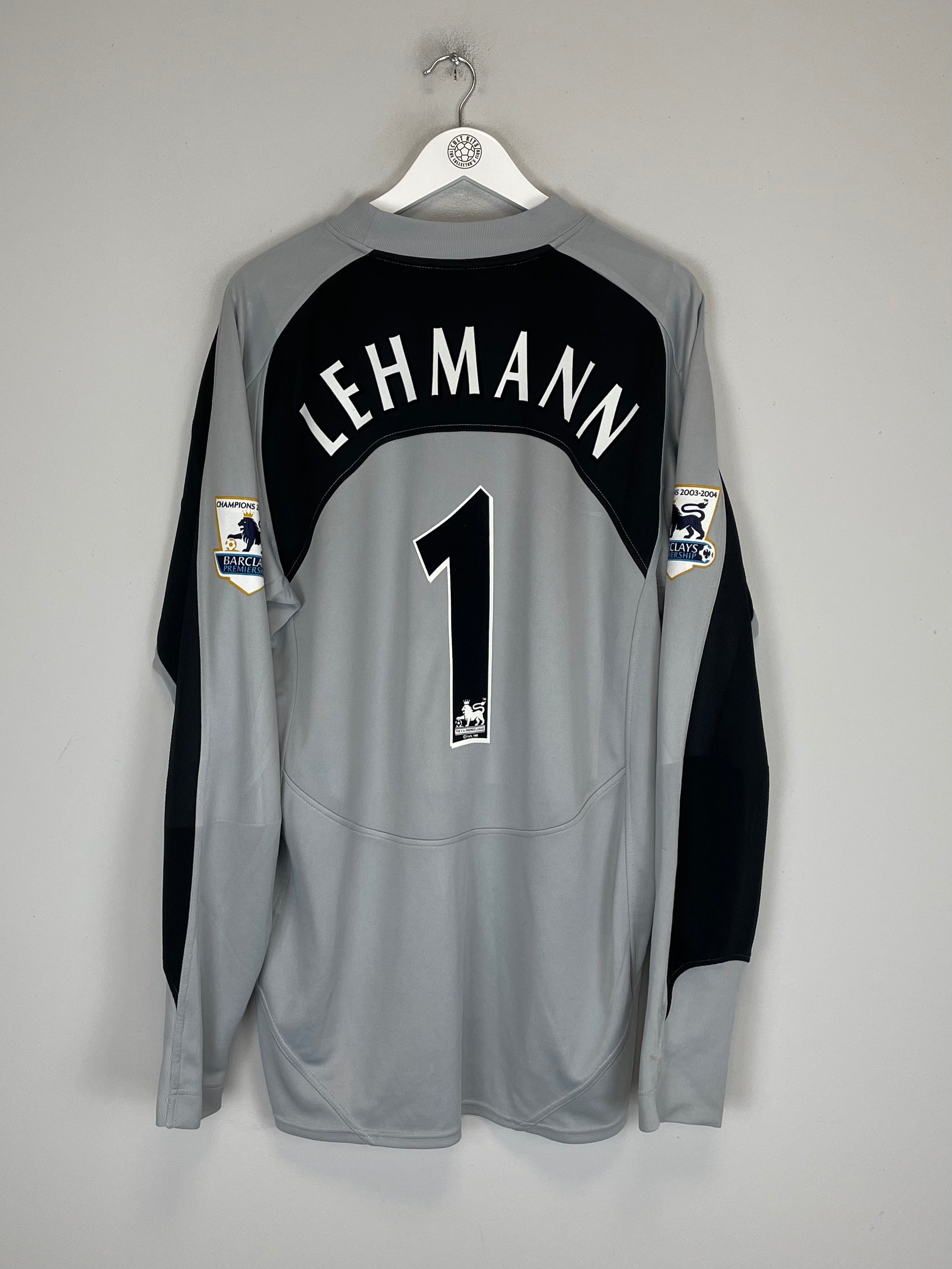 Shop 2004/05 ARSENAL LEHMANN #1 GK SHIRT (XXL) NIKE, classic football shirts, vintage football shirts & retro soccer jerseys at Cult Kits