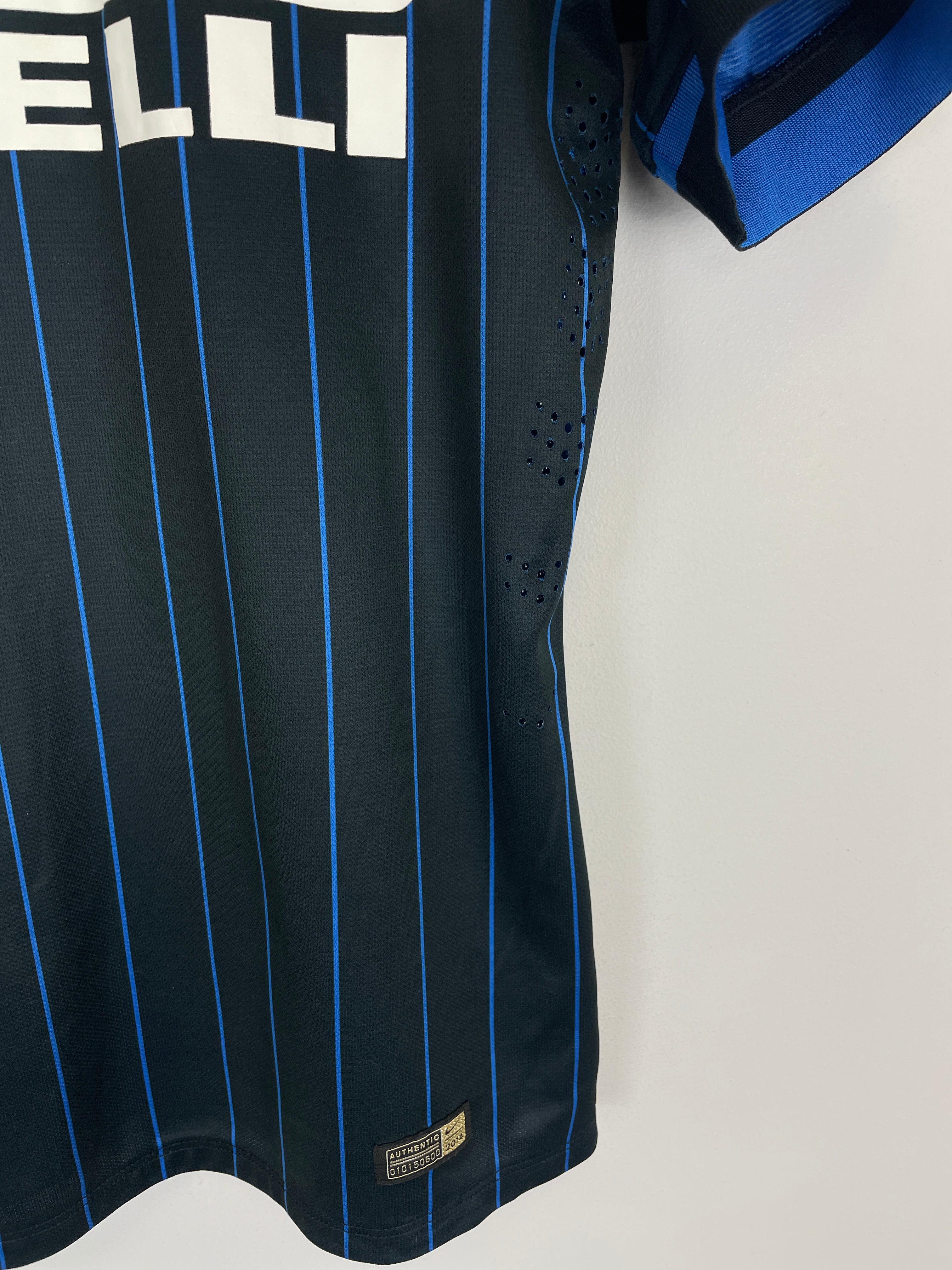 Shop 2014/15 INTER MILAN D'AMBROSIO #33 *AUTHENTIC* HOME SHIRT (L) NIKE, classic football shirts, vintage football shirts & retro soccer jerseys at Cult Kits