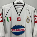 Shop 2002/03 JUVENTUS DEL PIERO #10 AWAY SHIRT (XL) LOTTO, classic football shirts, vintage football shirts & retro soccer jerseys at Cult Kits