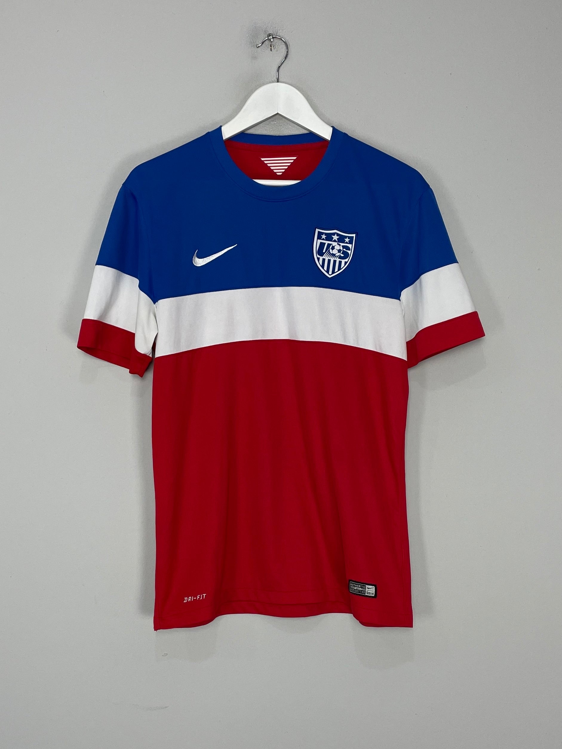 Shop 2014/15 USA AWAY SHIRT (M) NIKE, classic football shirts, vintage football shirts & retro soccer jerseys at Cult Kits