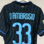 Shop 2014/15 INTER MILAN D'AMBROSIO #33 *AUTHENTIC* HOME SHIRT (L) NIKE, classic football shirts, vintage football shirts & retro soccer jerseys at Cult Kits