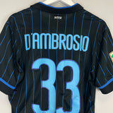 Shop 2014/15 INTER MILAN D'AMBROSIO #33 *AUTHENTIC* HOME SHIRT (L) NIKE, classic football shirts, vintage football shirts & retro soccer jerseys at Cult Kits