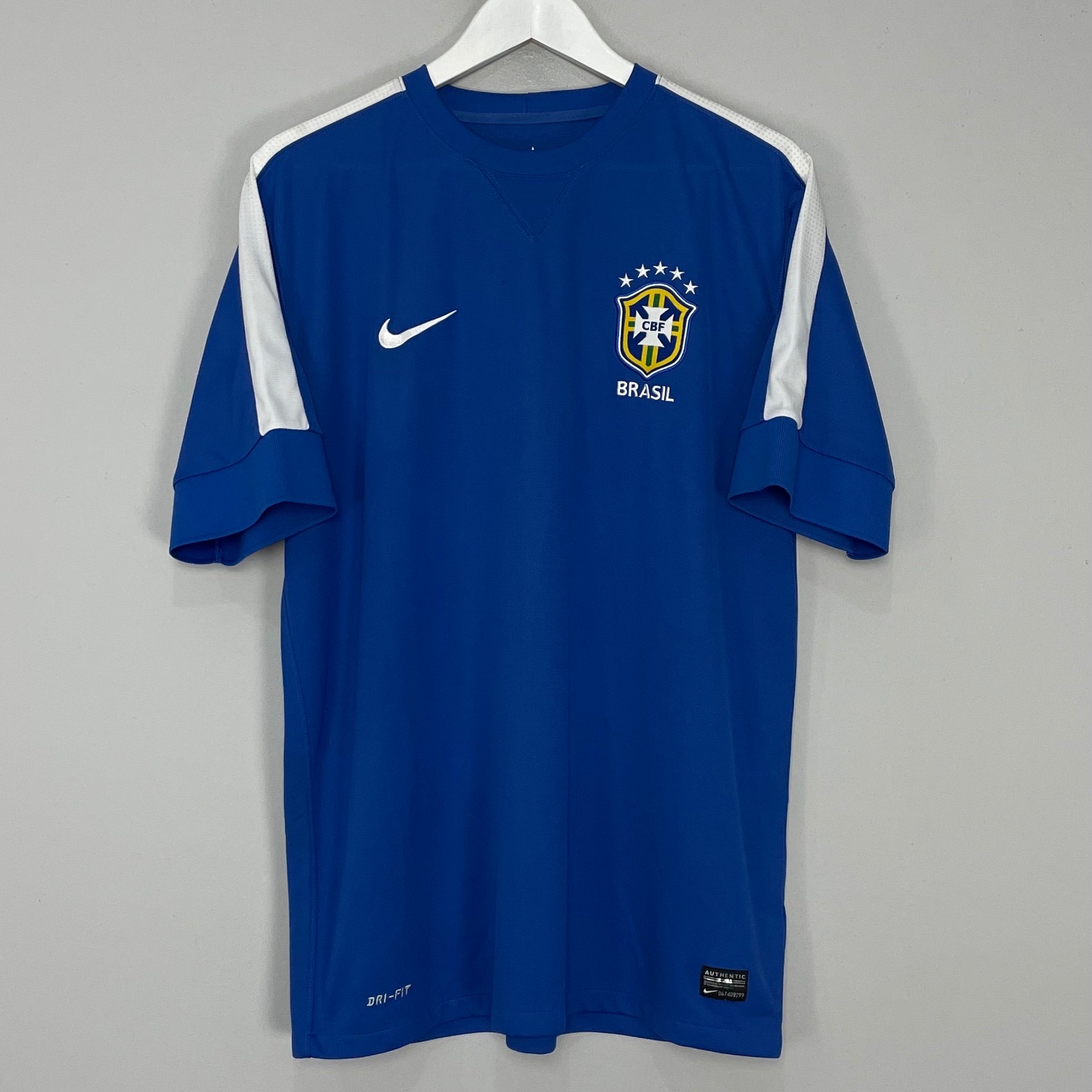 Shop 2013/14 BRAZIL #10 AWAY SHIRT (XL) NIKE, classic football shirts, vintage football shirts & retro soccer jerseys at Cult Kits