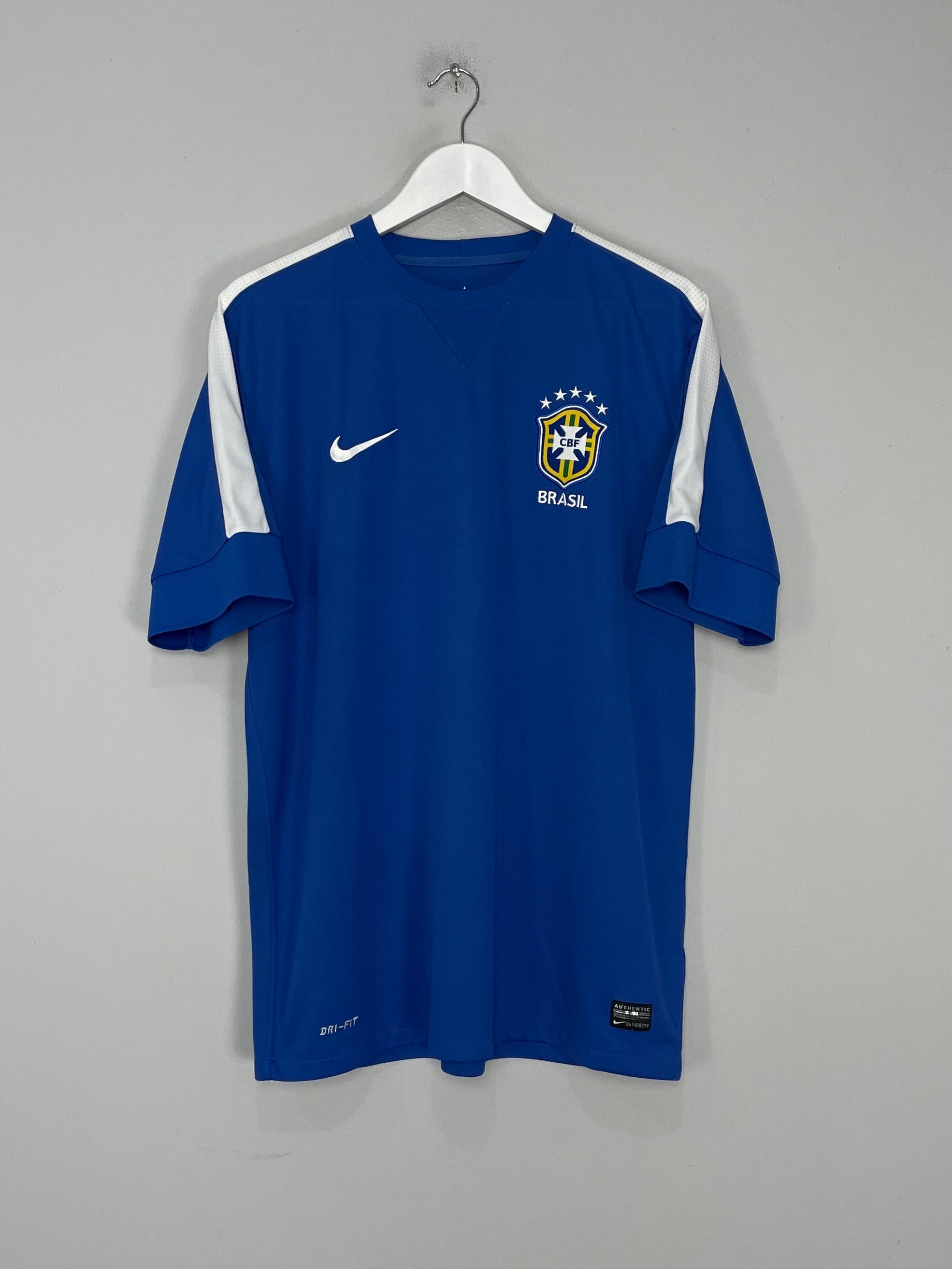 Shop 2013/14 BRAZIL #10 AWAY SHIRT (XL) NIKE, classic football shirts, vintage football shirts & retro soccer jerseys at Cult Kits