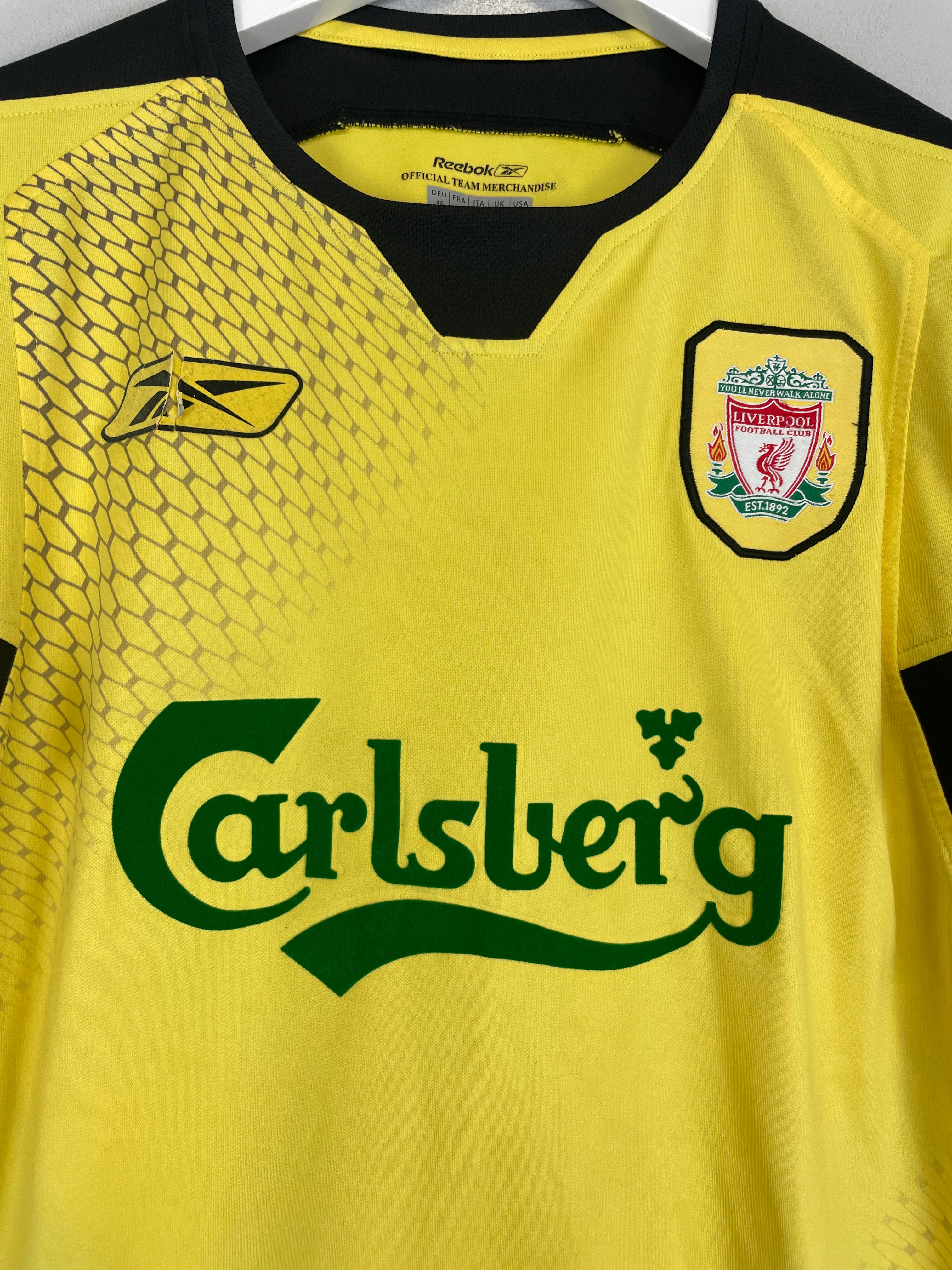 Shop 2004/06 LIVERPOOL AWAY SHIRT (S) REEBOK, classic football shirts, vintage football shirts & retro soccer jerseys at Cult Kits