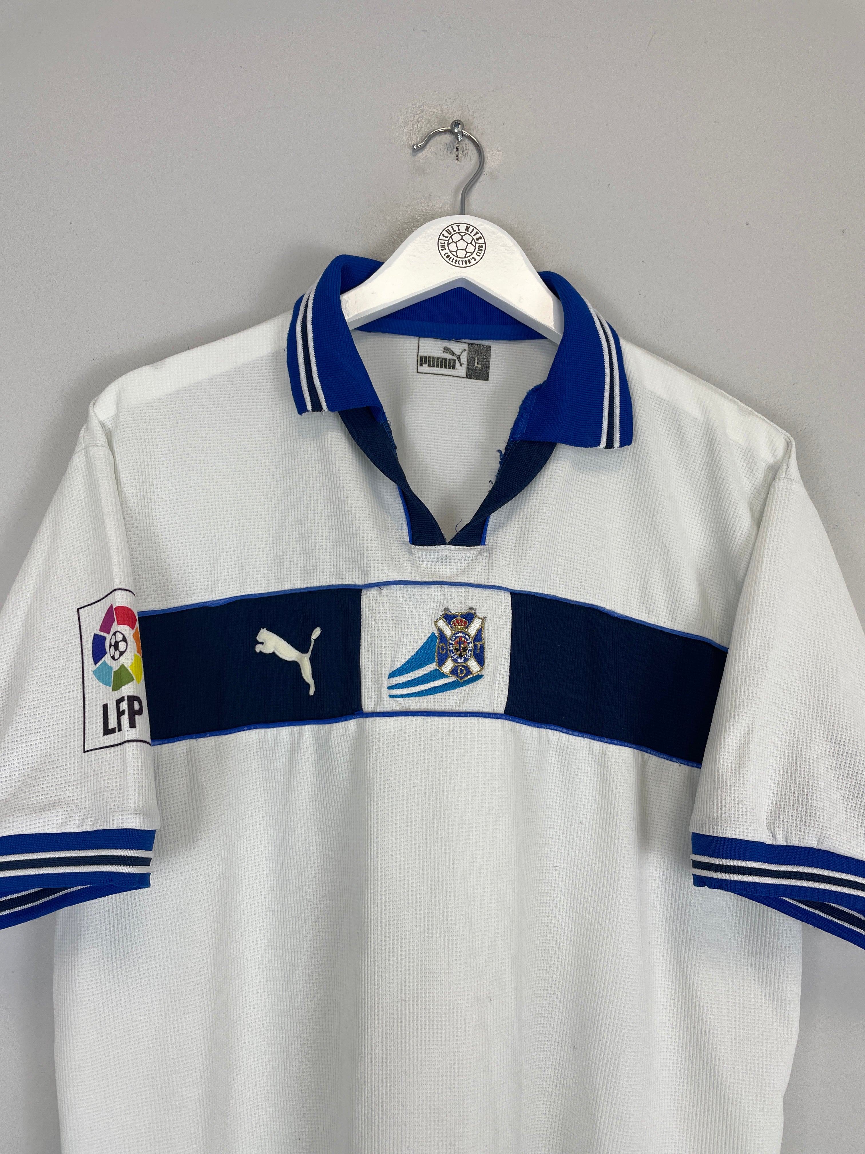 Shop 2000/01 TENERIFE HOME SHIRT (L) PUMA, classic football shirts, vintage football shirts & retro soccer jerseys at Cult Kits