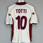 Shop 2001/02 ROMA TOTTI #10 AWAY SHIRT (M) KAPPA, classic football shirts, vintage football shirts & retro soccer jerseys at Cult Kits